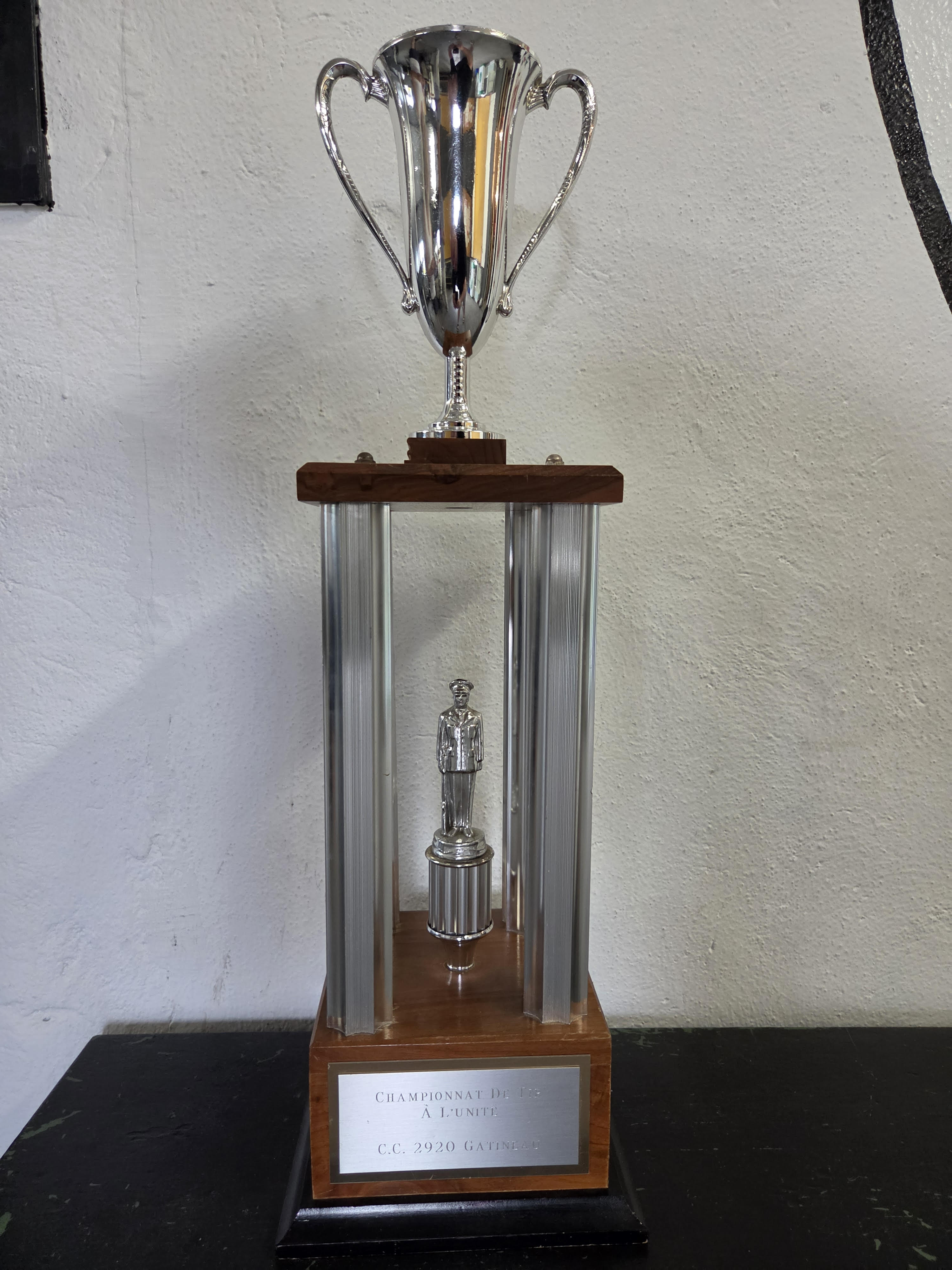 Le Trophée du championnat de tir de l’unité